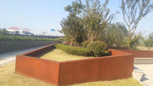 醴陵耐候钢挡土墙